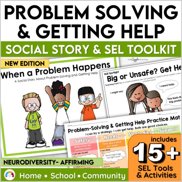 problem solving social story and sel toolkit tattling problem solving social story and sel toolkit tattling