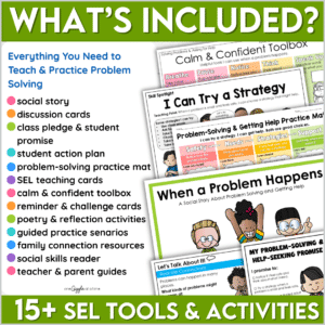 problem solving social story and sel toolkit tattling