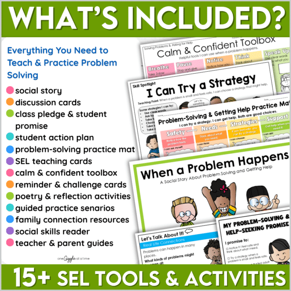 problem solving social story and sel toolkit tattling problem solving social story and sel toolkit tattling