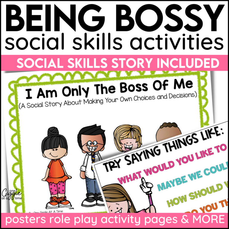 being bossy social skills activities