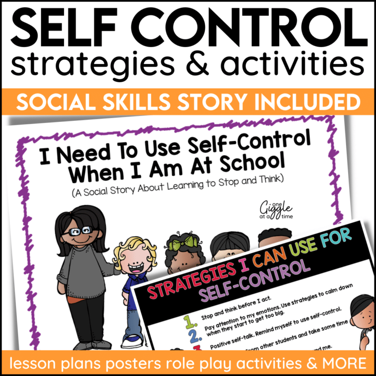 self control strategies and activities