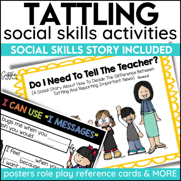 tattling social skills activities