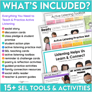Active Listening Social Story SEL Activities Listening Skills Special Education Active Listening Social Story SEL Activities Listening Skills Special Education