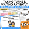 taking turns & waiting patiently social story & sel toolkit