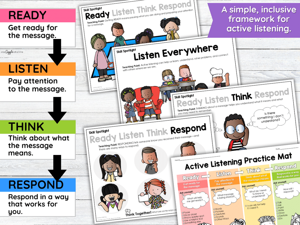 active listening social story