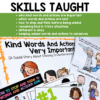 kindness social story and social skills activities skills taught