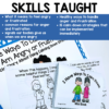 calm down social story and social skills activities skills taught