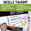 self control social story and social skills activities skills taught