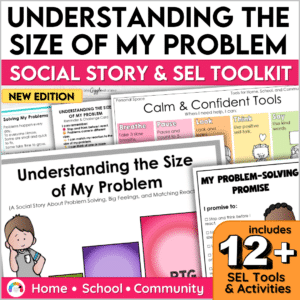 size of the problem social story and social skills activities k-2