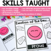 feelings check in  social story and social skills activities skills taught