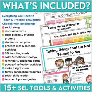 Taking Things Social Story & SEL Toolkit Stealing Taking Things Social Story & SEL Toolkit Stealing