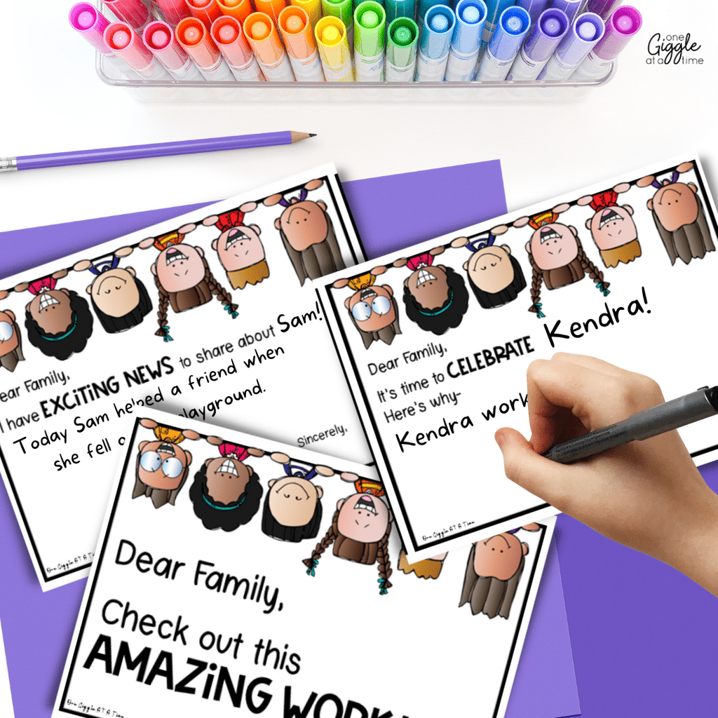 positive notes to parents