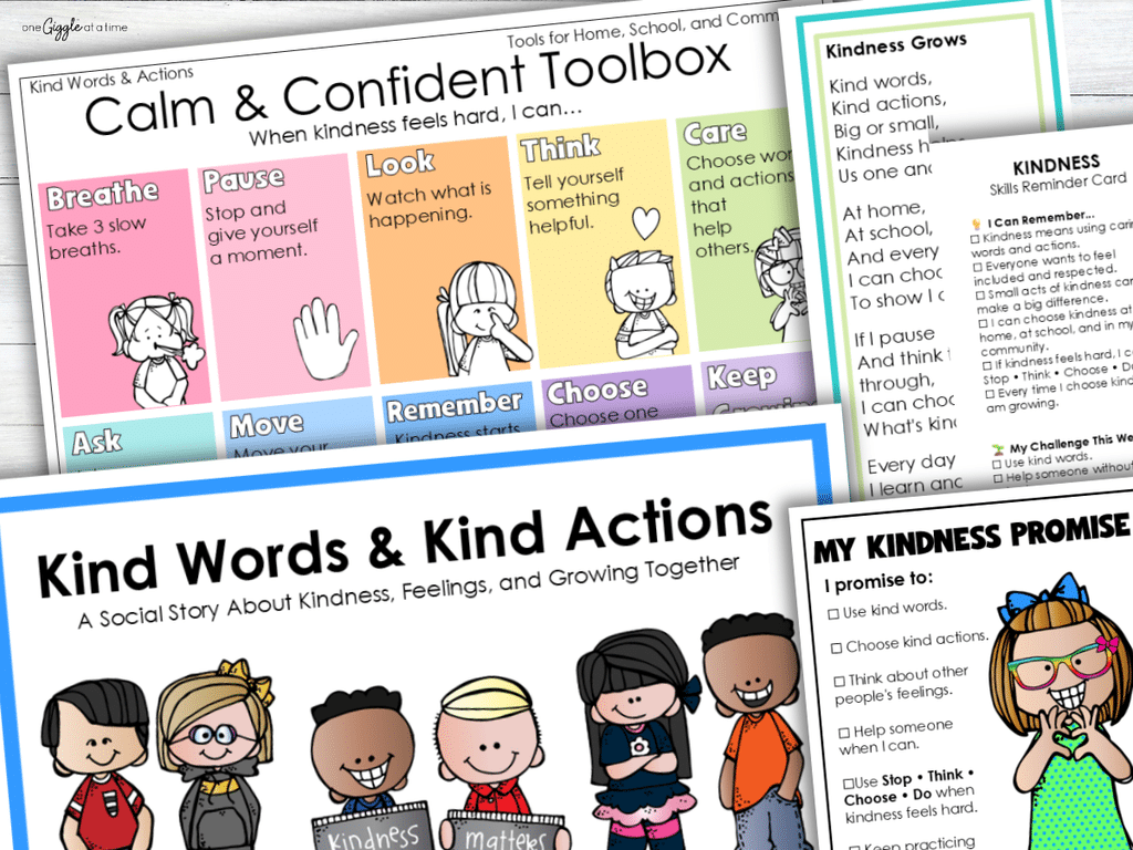 calm & confident toolbox for teaching kindess