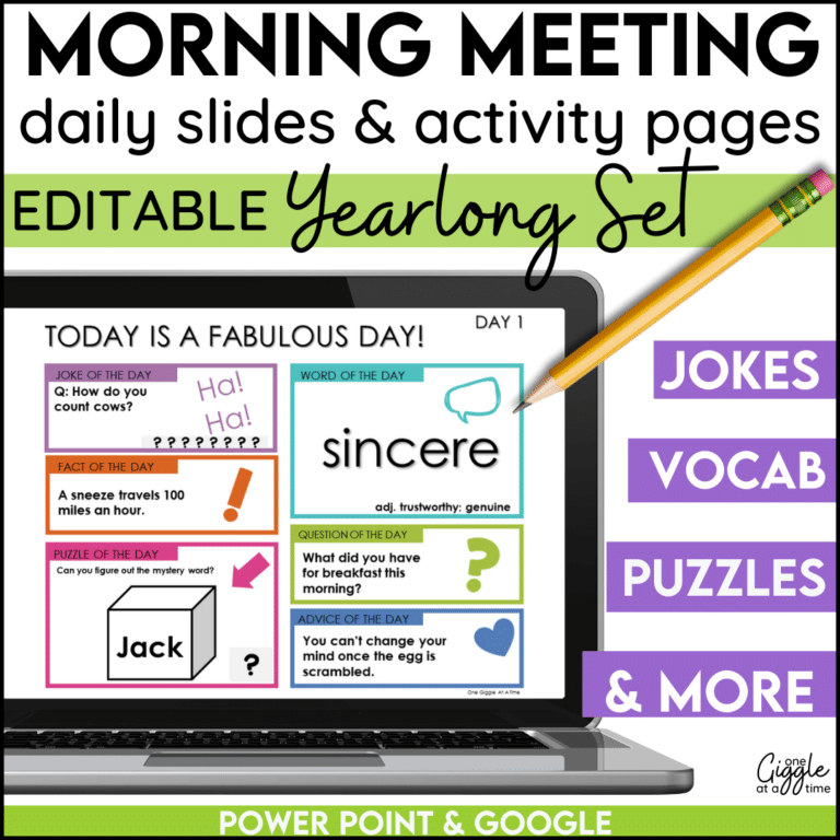 morning meeting daily slides