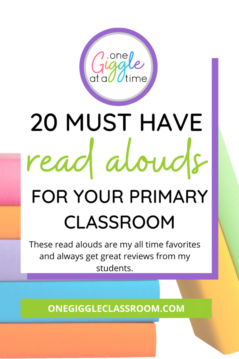 20 MUST HAVE Read Alouds For Your Primary Classroom