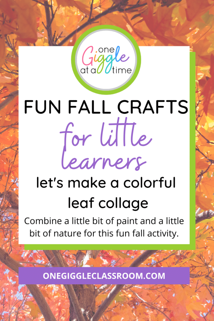fall crafts for little learners featured image