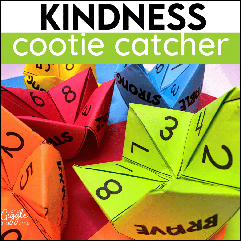 kindness cootie catcher freebie
