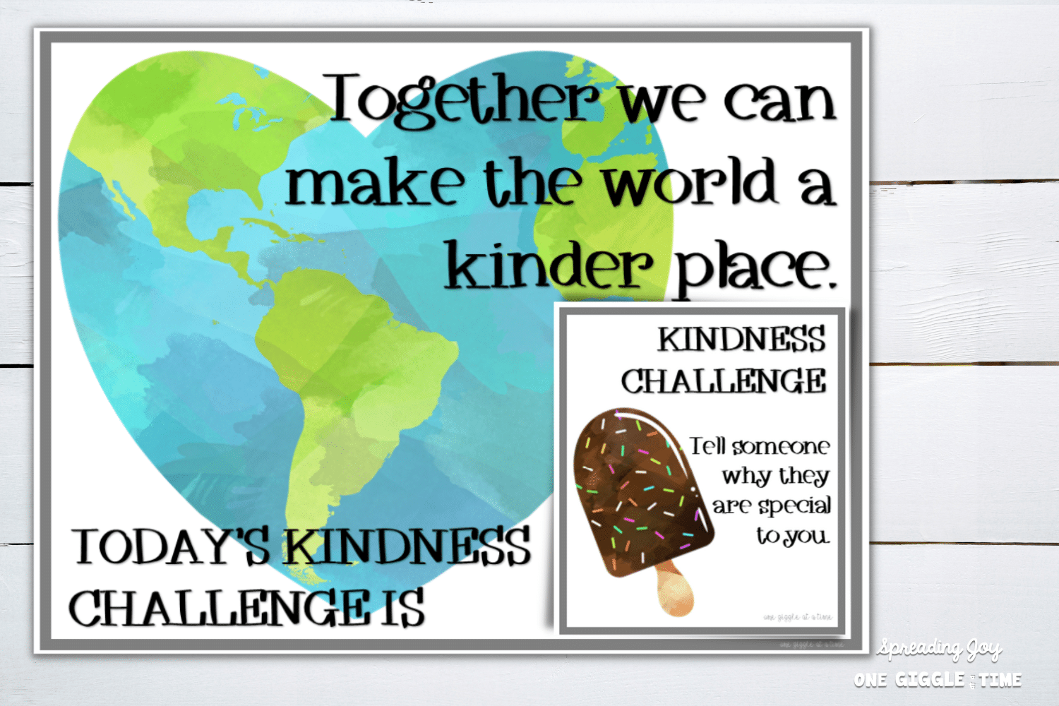 kindness challenge cards and poster