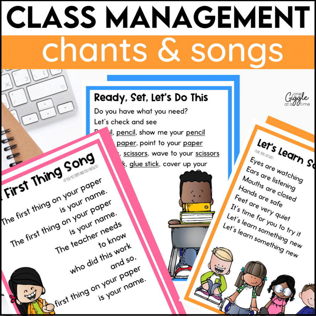 classroom management songs and chants 