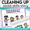 cleaning up social skills story