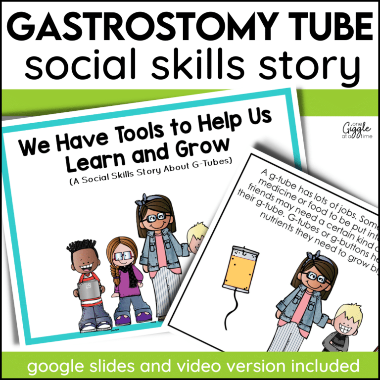 gastrostomy social skills story