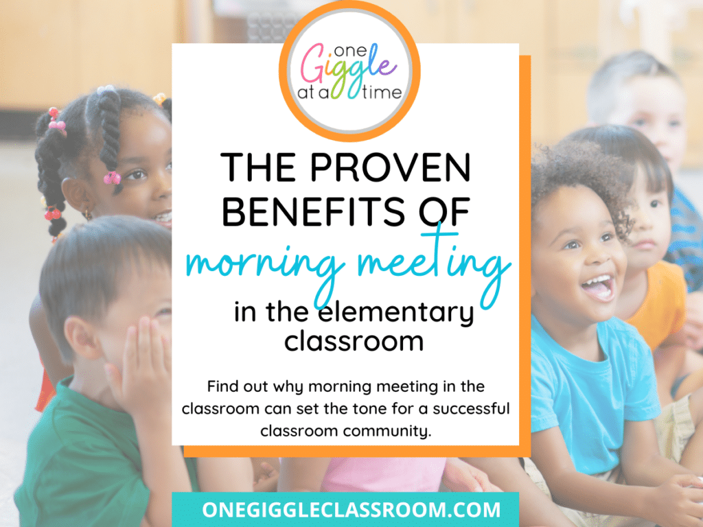 the proven benefits of morning meeting in the elementary classroom 1