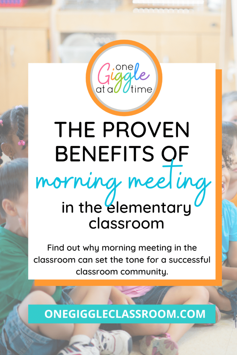 The PROVEN Benefits of Morning Meeting in the Elementary Classroom: The What, Why, and How