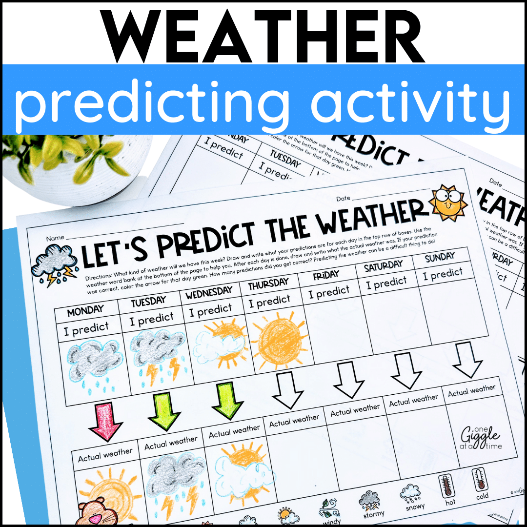 weather predicting activity page