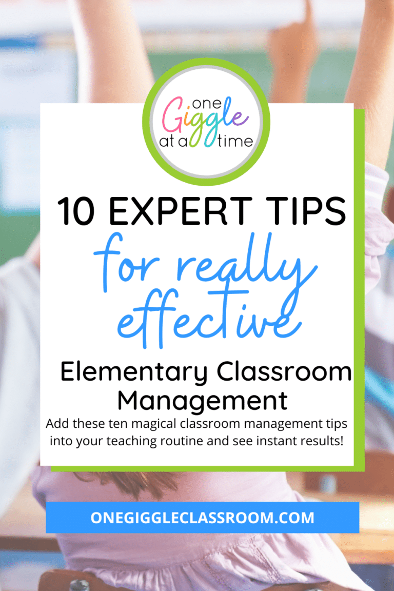 10 Expert Tips for Really Effective Elementary Classroom Management