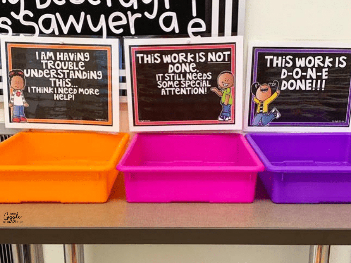 classroom-management-finished-work-signs