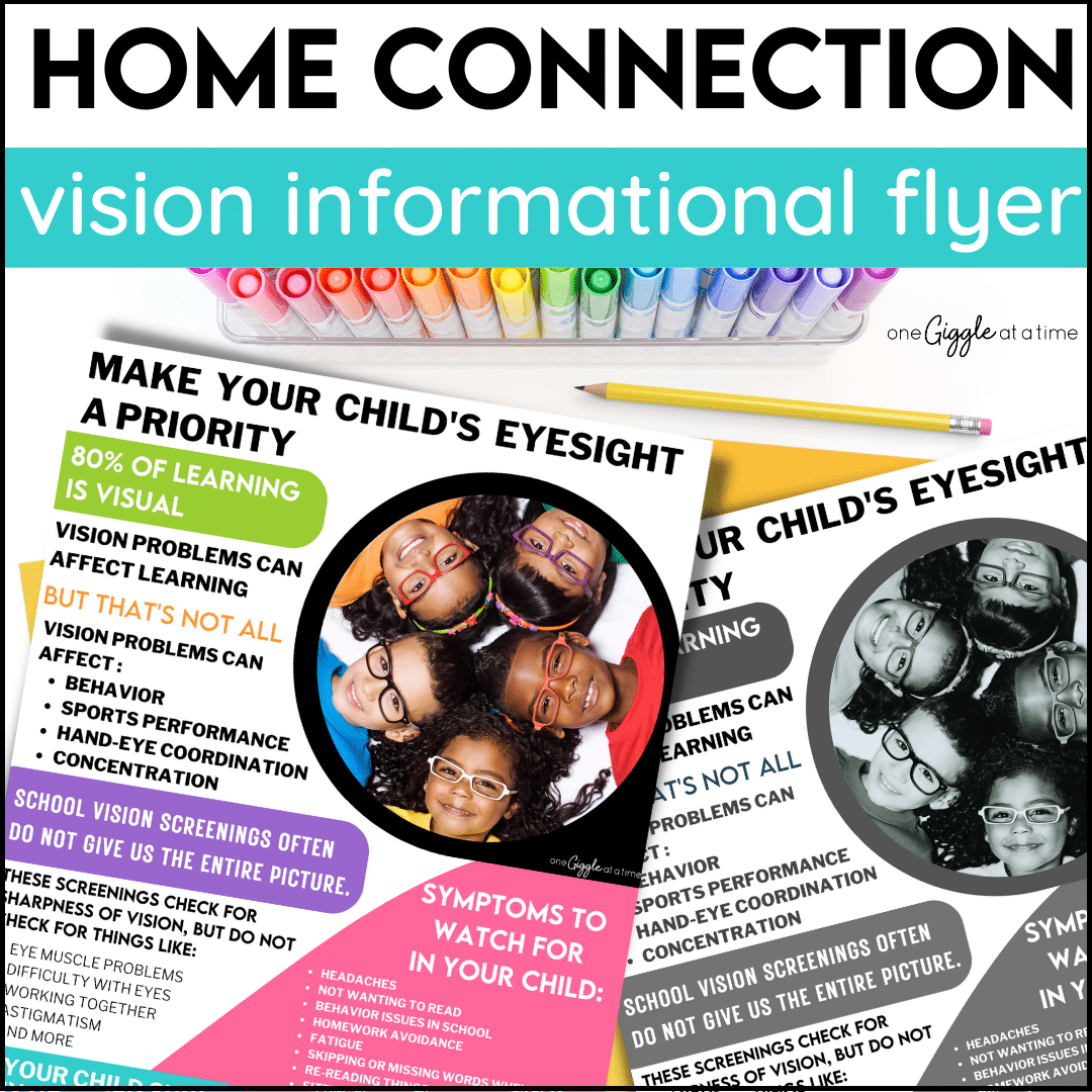 vision informational flyer for families