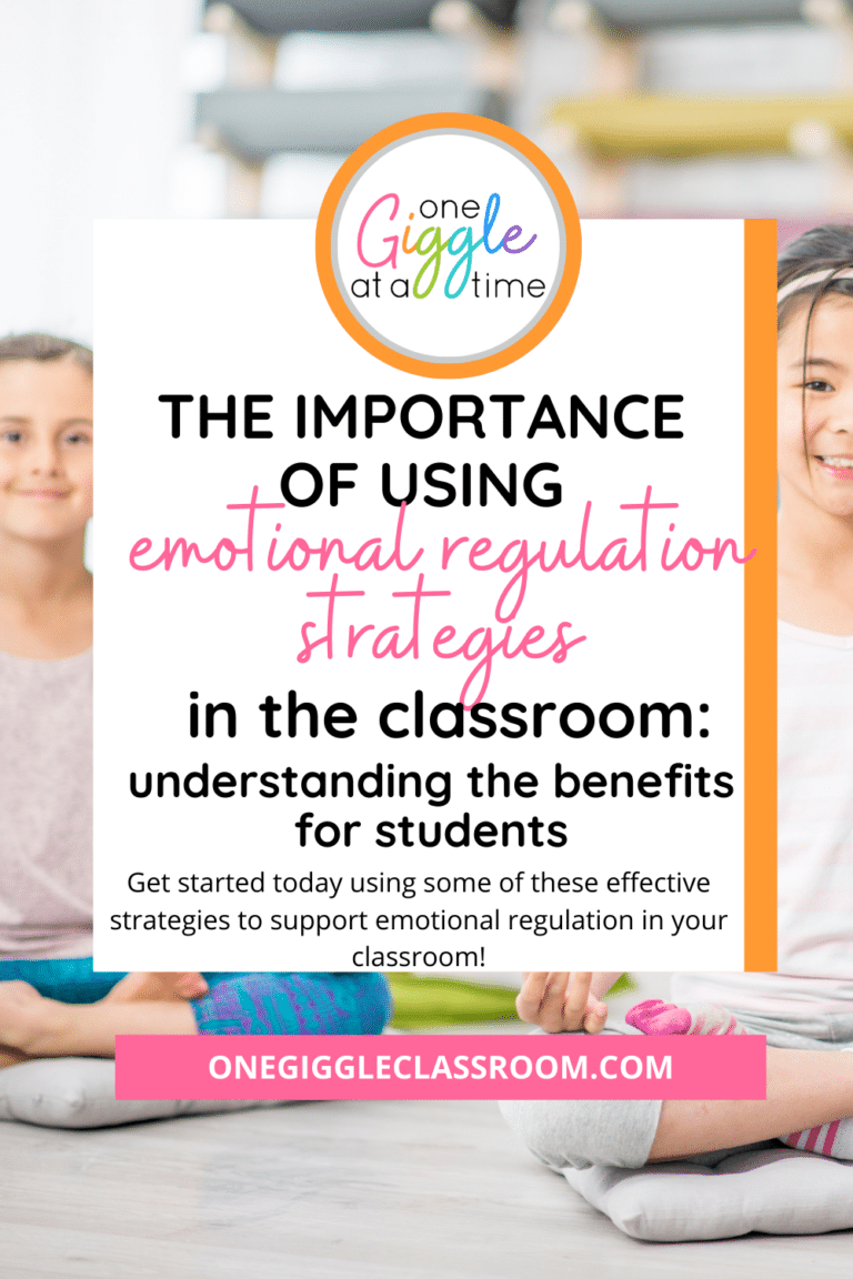 The Importance of Using Emotional Regulation Strategies in the Classroom