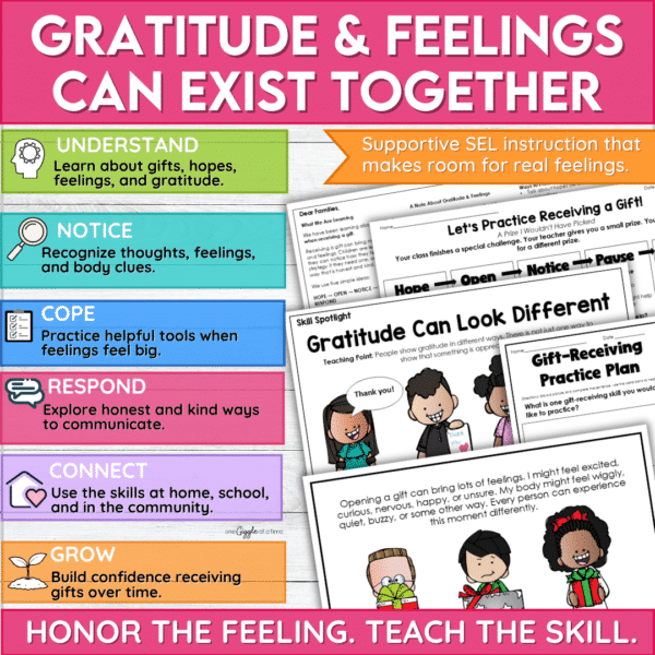 Receiving Gifts Social Story & Gratitude SEL Toolkit Feelings & Social Skills Receiving Gifts Social Story & Gratitude SEL Toolkit Feelings & Social Skills