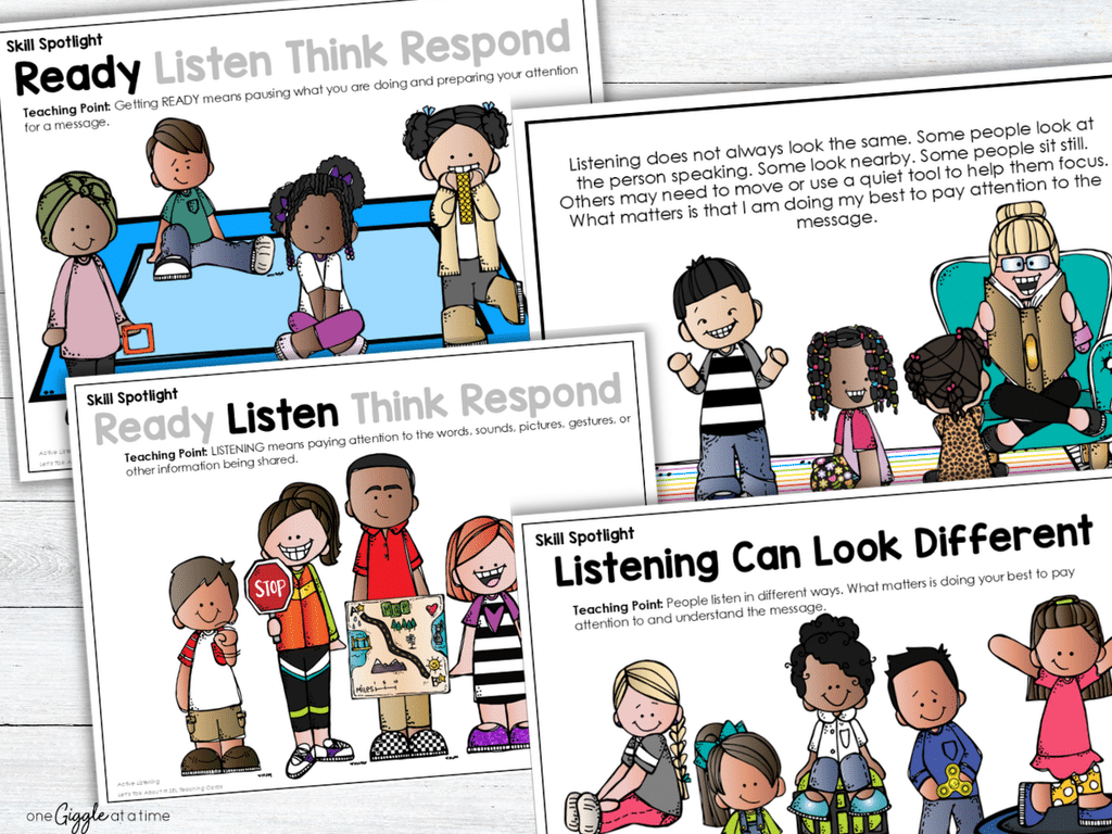active listening social story for kids