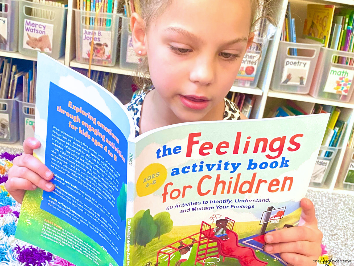 feelings activity book for kids