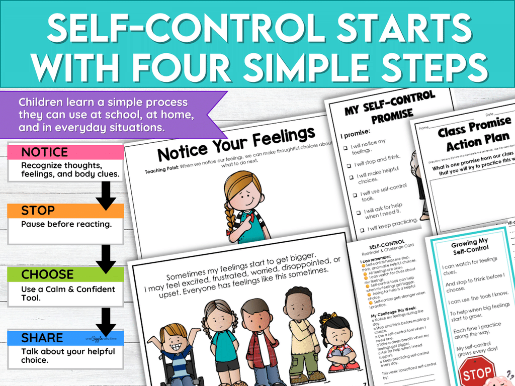 self-control in 4 steps