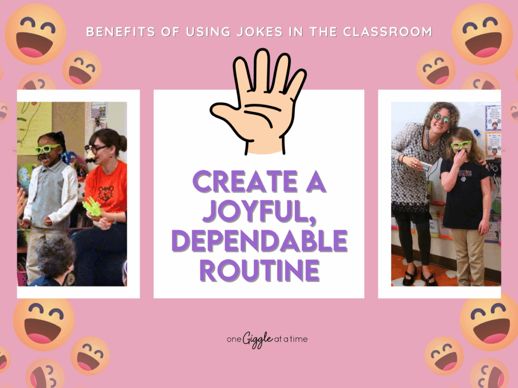 using daily jokes to build a joyful routine in the classroom