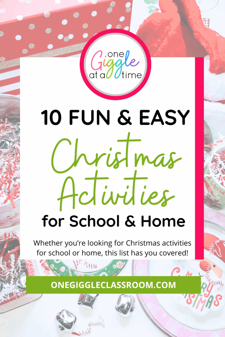 christmas activities for school