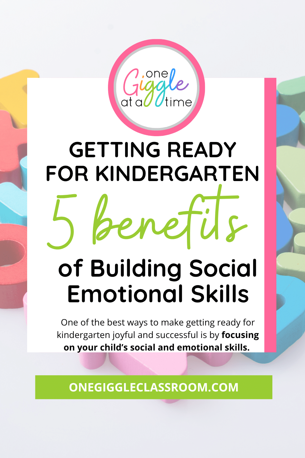 getting ready for kindergarten