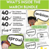 March Word of the Day BUNDLE Seasonal Tier 2 Vocabulary Activities