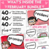February Word of Day BUNDLE Seasonal Tier 2 Vocabulary Activities ESL ELL