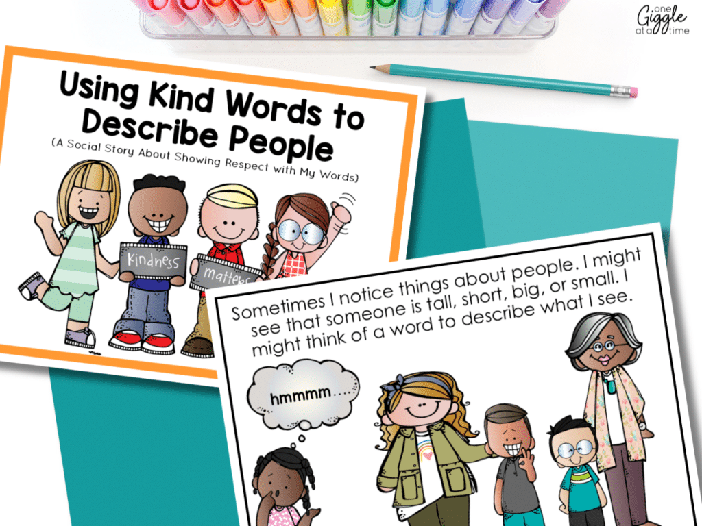 social story for teaching kindness
