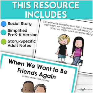 when we want to be friends again whats included