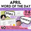 april word of the day bundle