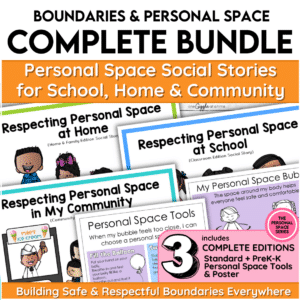 personal space and boundaries social stories bundle
