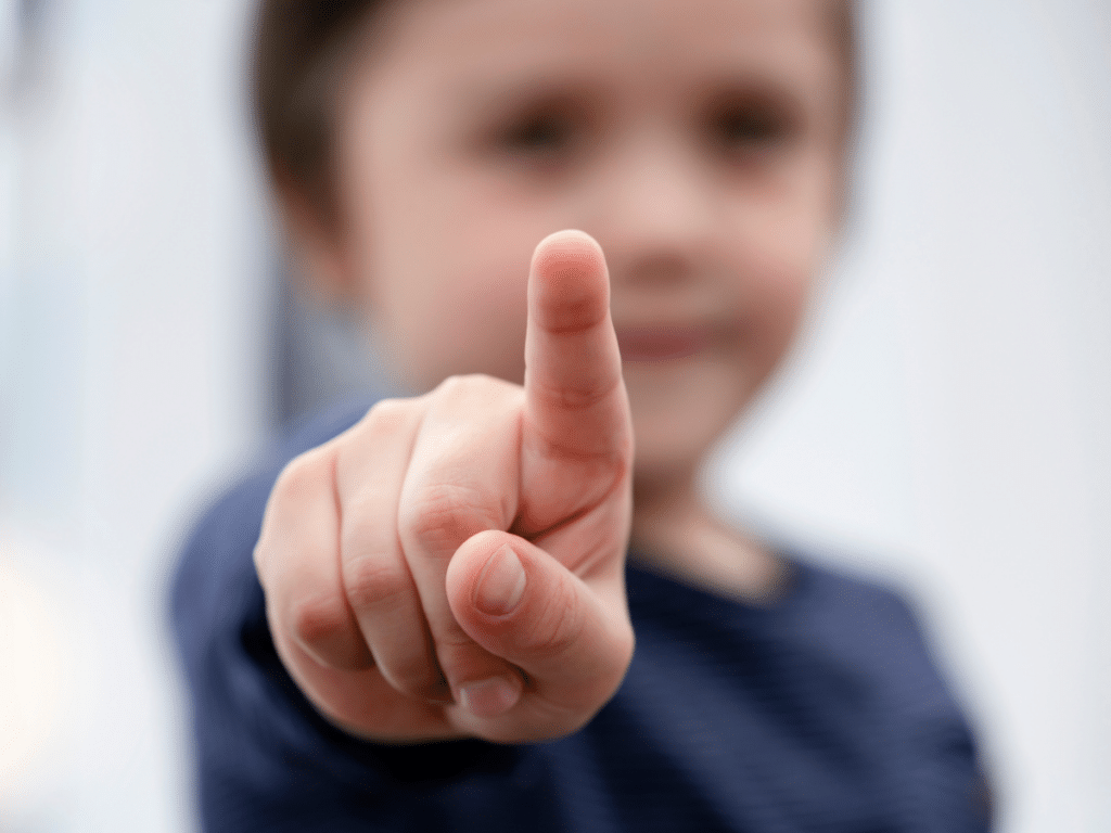 bossy child