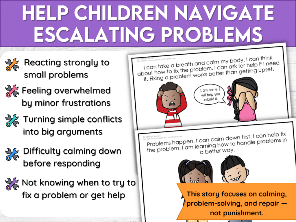 big emotions social story for kids