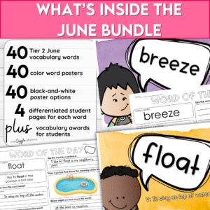 June Word of the Day Bundle Add on Pack June Word of the Day Bundle Add on Pack