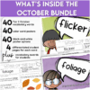 october vocab add on bundle