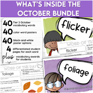 october vocab add on bundle